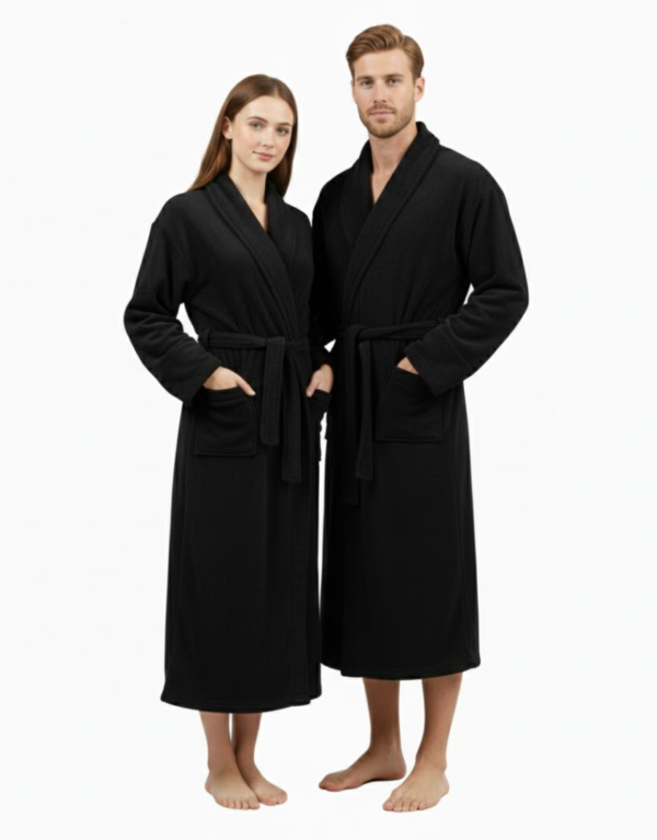 Hooded Bathrobe Unisex 100% Egyptian Cotton Terry Towel
