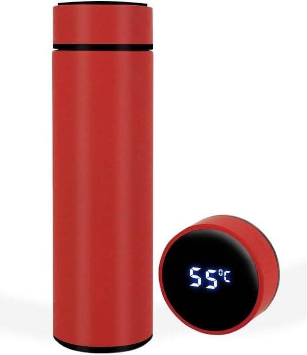 Smart Digital Temperature Display Thermal Flask – 500ml Stainless Steel